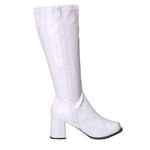 Never Worn: White GOGO Boots
